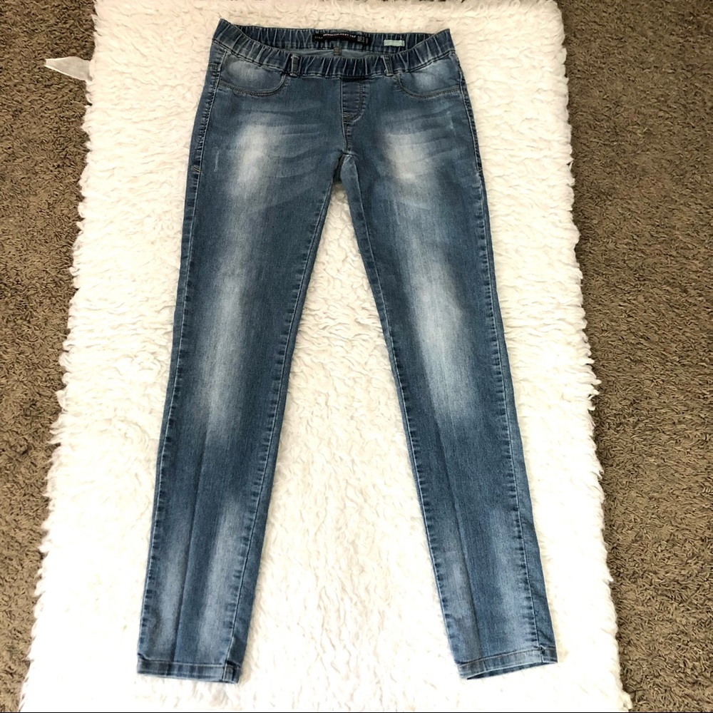 Zara elastic waist pull on jeggings, size 10
